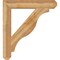 Ekena Millwork Funston Craftsman Rough Sawn Bracket, Western Red Cedar, 6"W x 40"D x 44"H BKT06X40X44FST04RWR - alternate 4